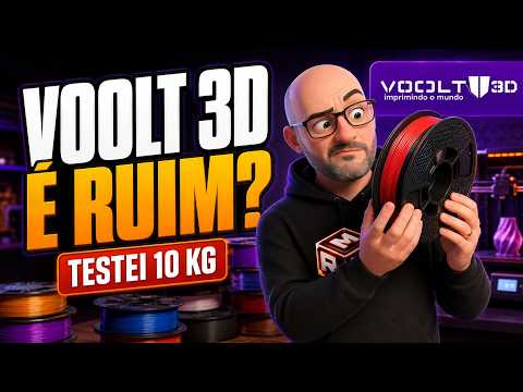 Filamento Volt 3D: Porcaria ou Injustiçado?