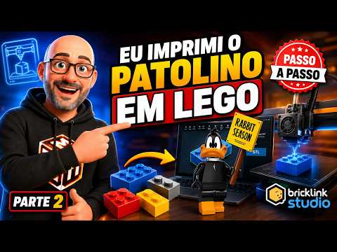 Eu imprimi o Patolino em LEGO e não é pirataria! Parte 2: Fatiamento e Dicas